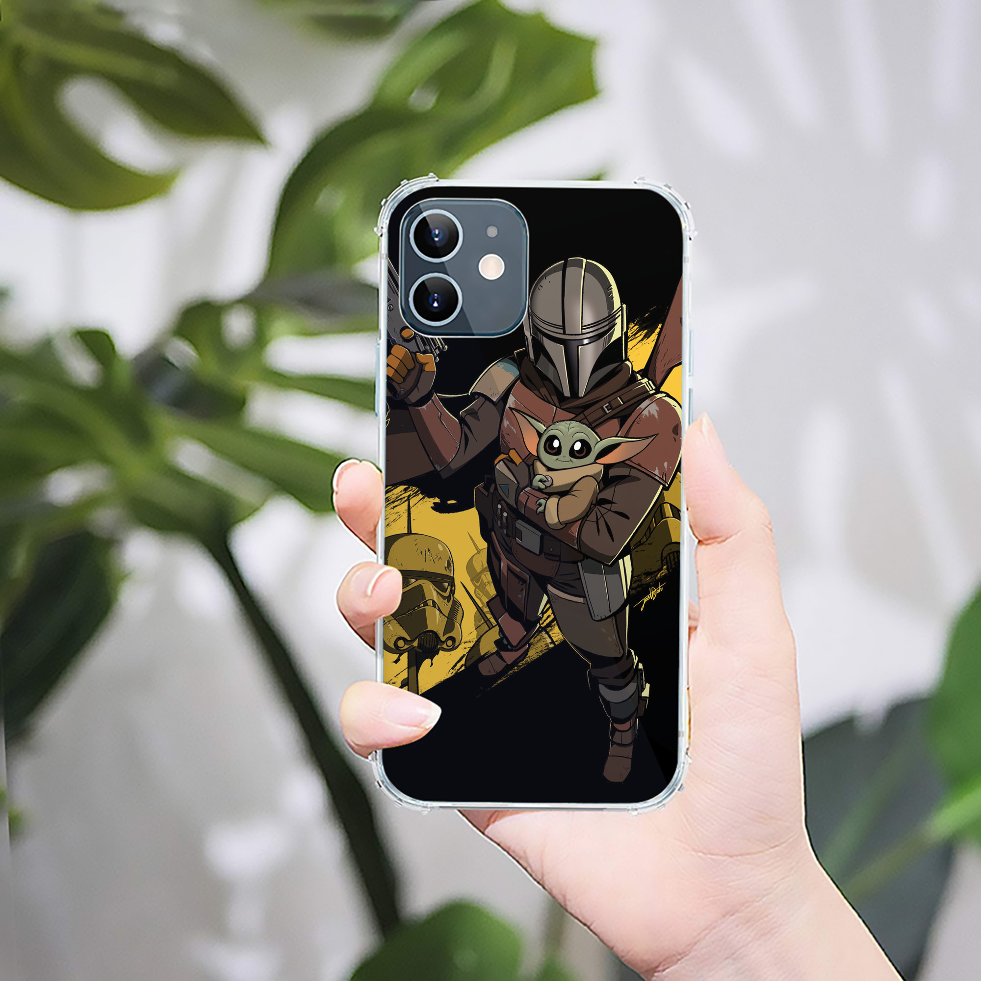 （画像用） スター・ウォーズ Star Wars 【iPhone 12シリーズ対応】透明スマホケース（クリアソフトケース）